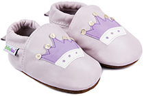 Chaussons bébé en cuir souple Princesse