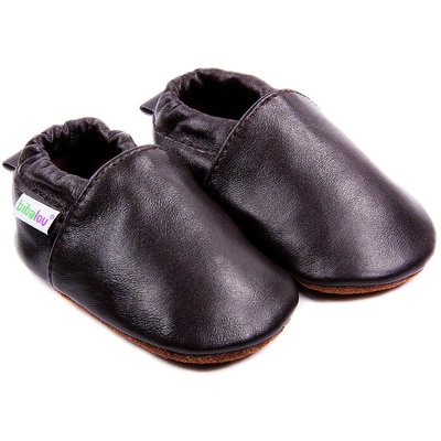 Sayoyo Chaussures de bébé enfant Chaussons en cuir souple chaussures semelle douce Avec Lion Kaki,0-6 Mois 